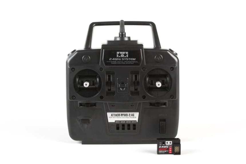 2.4GHz RC radio transmitter and receiver