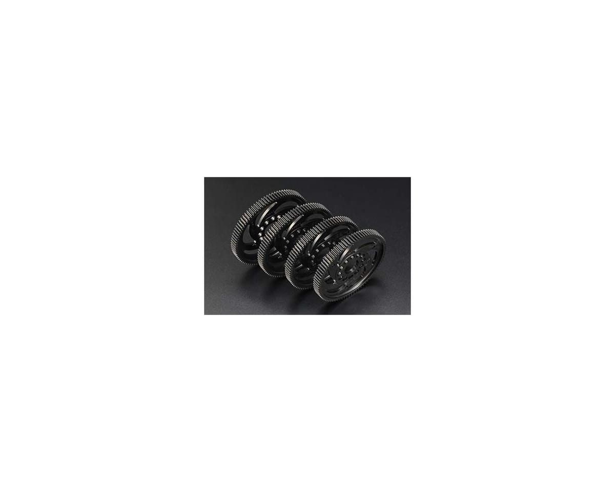 Stack of RC touring car spur gears