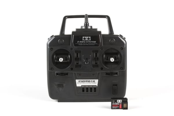 2.4GHz RC radio transmitter and receiver